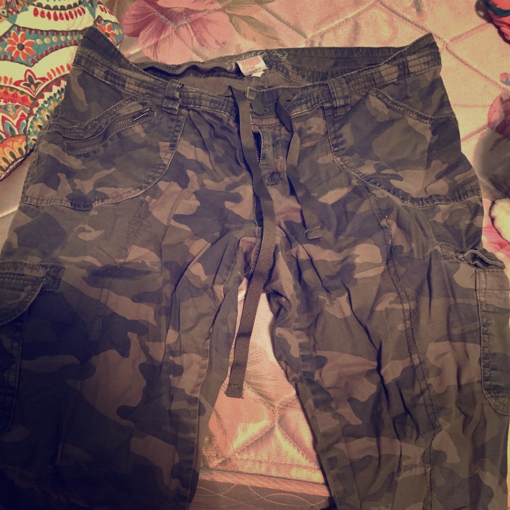 Camo cargo pants
